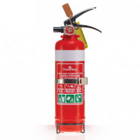 FlameStop 1.0kg - Nozzle ABE Powder Type Portable Fire Extinguisher