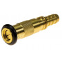 25mm Fire Hose Reel Nozzle - Brass Twist - With Bumper