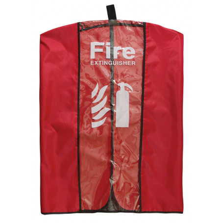Clear Vinyl Extinguisher Cover (suitable for 9kg extinguishers)
