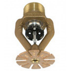 Viking, Quick Response Fire Sprinkler Head, 1/2, Upright, Fusible Link,  Brass, 17535