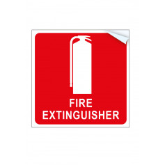 Fire Extinguisher Vehicle Vinyl Sticker