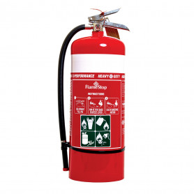 FlameStop 9.0kg Heavy Duty High Performance ABE Powder Type Portable Fire Extinguisher