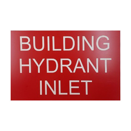BUILDING HYDRANT INLET (RED/WHITE) 