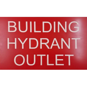 BUILDING HYDRANT OUTLET (RED/WHITE) 