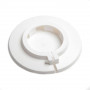 32mm FLAMCO Cover Plate, White 1.1/4"