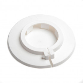 32mm FLAMCO Cover Plate, White 1.1/4"