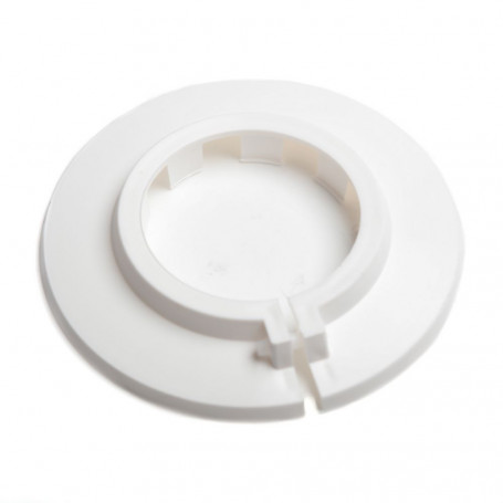 40mm FLAMCO Cover Plate, White 1.1/2"